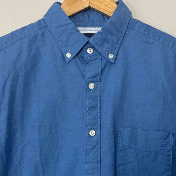 Charles Tyrwhitt Other - Charles Tyrwhitt Button Down Shirt Mens Medium Blue Slim Fit Short Sleeve Cotton
